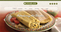 Desktop Screenshot of cedarlanefoods.com